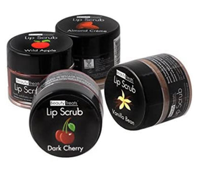 Exfoliating and moisturizing lip scrub